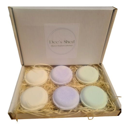 Elevate your shower experience with our mind-blowing Shower Steamers, a shower-time sensation akin to bath bombs. Explore three captivating variants to align with your mood. "Wake Up" envelops you with invigorating menthol, zesty orange, and revitalizing lemon essential oils. Unveil a sensory explosion that precisely lives up to its label. Seeking tranquility? "Calm" combines soothing lavender and lemon for ultimate relaxation at day's end. Yearning for mental clarity? "Clarity" mimics a steam room's intens