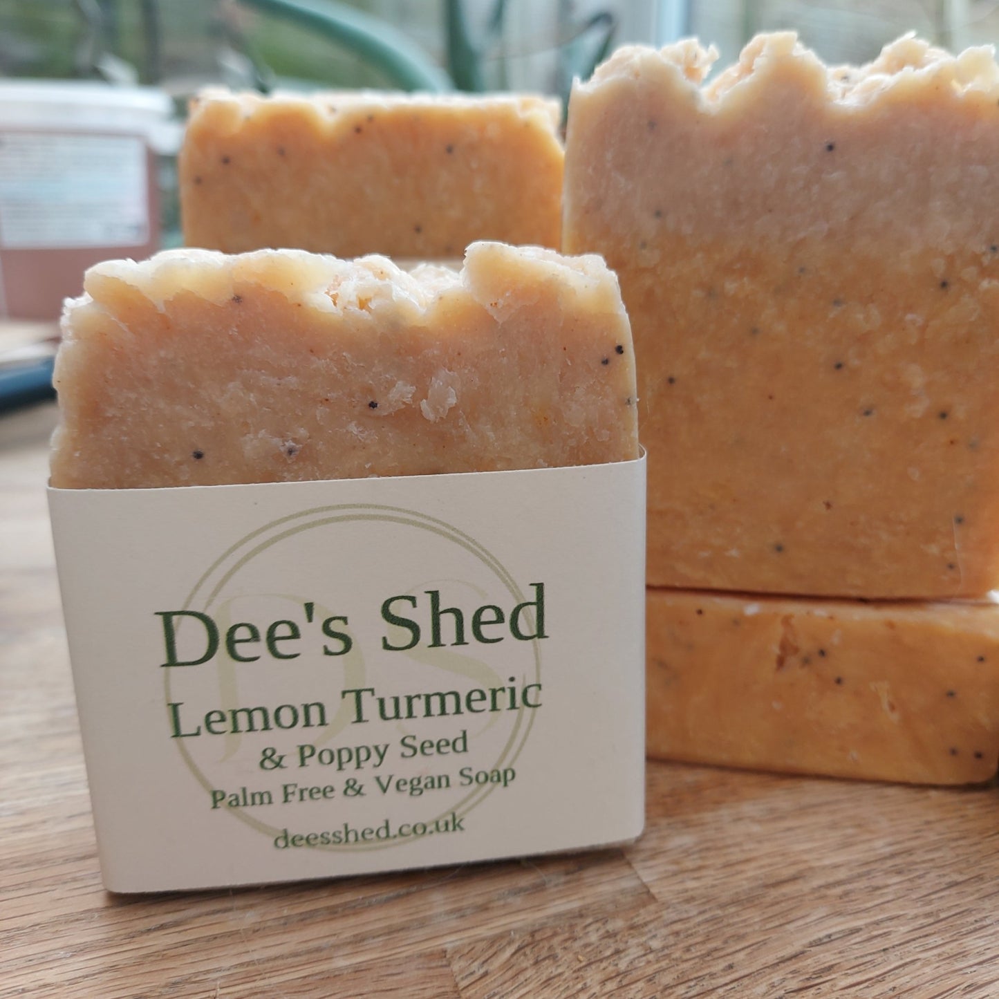 Soap - Lemon Turmeric and Poppy Seed - Dees Shed